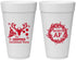 Personalized Christmas 20 oz Foam Cups - Merry Af | 280014