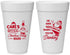Personalized Christmas 20 oz Foam Cups - Santa Claus | 280028