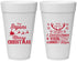 Personalized Christmas 20 oz Foam Cups - Reindeer | 280062