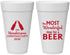 Personalized Christmas 20 oz Foam Cups - Wonderful Time For A Beer | 280064