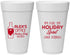 Personalized Christmas 20 oz Foam Cups - Holiday Spirit | 280072