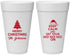 Personalized Christmas 20 oz Foam Cups - Ho Ho Ho | 280076