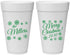 Personalized Christmas 20 oz Foam Cups - Snowflakes | 280089