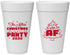 Personalized Christmas 20 oz Foam Cups - Lit Af | 280090