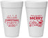 Personalized Christmas 20 oz Foam Cups - Cocktail | 280098