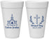 Personalized Baptism 20 oz Foam Cups - Blessed Day | 290009