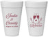 Personalized Rehearsal Dinner 20 oz Foam Cups - Eat Drink Rehearse | 30001