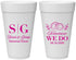 Personalized Rehearsal Dinner 20 oz Foam Cups - Tomorrow We Do | 30003