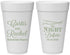 Personalized Rehearsal Dinner 20 oz Foam Cups - The Night Before | 30006