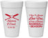 Personalized Wedding 20 oz Foam Cups - Baseball | 301