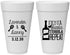 Personalized Wedding 20 oz Foam Cups - Fiesta Siesta Tequila Repeat | 306