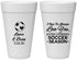 Personalized Wedding 20 oz Foam Cups - Soccer | 307