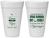 Personalized Wedding 20 oz Foam Cups - We Interrupt Golf | 309