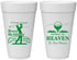 Personalized Memorial 20 oz Foam Cups - Fairway To Heavens | 310008