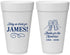 Personalized Memorial 20 oz Foam Cups - Thanks For The Memories | 310011