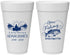 Personalized Memorial 20 oz Foam Cups - Gone Fishing | 310024