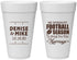 Personalized Wedding 20 oz Foam Cups - We Interrupt Football | 314