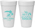 Personalized Wedding 20 oz Foam Cups - We Did It On The Beach | 317