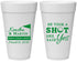 Personalized Wedding 20 oz Foam Cups - Took A Shot Golf | 320