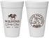 Personalized Derby Day 20 oz Foam Cups - Run For The Horses | 320006