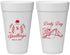 Personalized Derby Day 20 oz Foam Cups - Horses | 320007