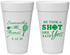 Personalized Wedding 20 oz Foam Cups - Took A Shot Tennis | 321