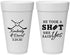 Personalized Wedding 20 oz Foam Cups - Took A Shot Hockey | 323