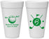 Personalized Wedding 20 oz Foam Cups - Golf | 325