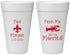 Personalized Wedding 20 oz Foam Cups - Crawfish Boil | 330