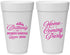 Personalized Homecoming 20 oz Foam Cups - Hoco Queen Vote | 330022