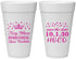 Personalized Homecoming 20 oz Foam Cups - Hoco Queen Vote | 330024