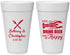 Personalized Wedding 20 oz Foam Cups - Crawfish Boil | 332