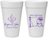 Personalized Wedding 20 oz Foam Cups - New Orleans | 334