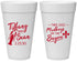 Personalized Wedding 20 oz Foam Cups - Crawfish Boil Mudbugs | 336