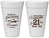 Personalized 21st Birthday 20 oz Foam Cups - Cowgirl | 340013