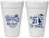 Personalized 21st Birthday 20 oz Foam Cups - Aloha Hawaii | 340016