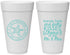 Personalized Wedding 20 oz Foam Cups - Sandy Feet Salty Kisses | 355