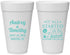 Personalized Wedding 20 oz Foam Cups - Started On The Beach | 361