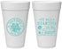 Personalized Wedding 20 oz Foam Cups - Started On The Beach | 362