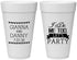 Personalized Wedding 20 oz Foam Cups - I Do Me Too | 363