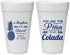 Personalized Wedding 20 oz Foam Cups - Pina Colada | 364