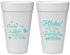 Personalized Wedding 20 oz Foam Cups - Hawaii | 365
