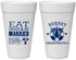 Personalized Wedding 20 oz Foam Cups - Eat Drink Be Married | 367