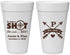 Personalized Wedding 20 oz Foam Cups - Take A Shot She Said Yes | 370