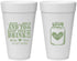 Personalized Wedding 20 oz Foam Cups - Mason Jar | 373