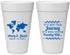 Personalized Wedding 20 oz Foam Cups - Journey Traveling With | 374