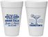 Personalized Wedding 20 oz Foam Cups - To Have And To Hold | 375