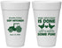 Personalized Wedding 20 oz Foam Cups - Got Hitched Tractor | 397