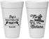 Personalized Bachelor Party 20 oz Foam Cups - Fiesta No Manana | 40002