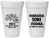 Personalized Bachelor Party 20 oz Foam Cups - Fiesta Mexican | 40004